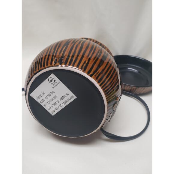 Scentsy Zingana Brown & Black Animal Print Design Wax / Essential Oil Warmer - Picture 5 of 11